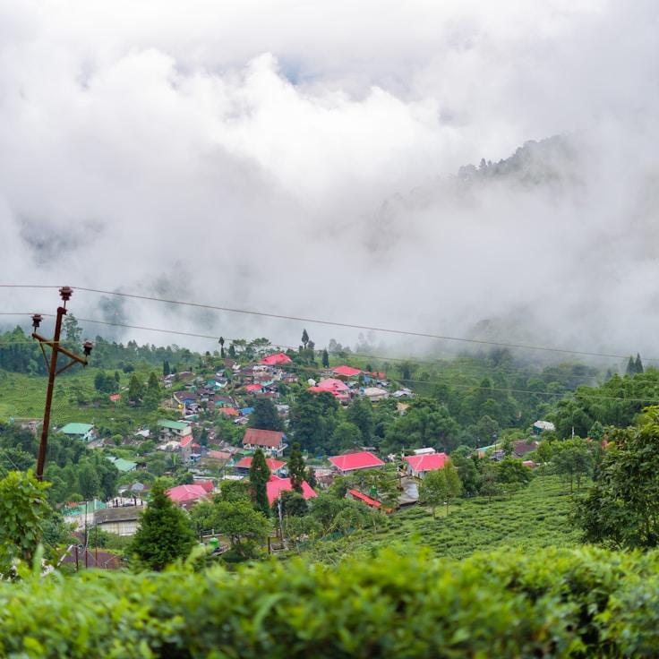 Kids playground area in Switzerland